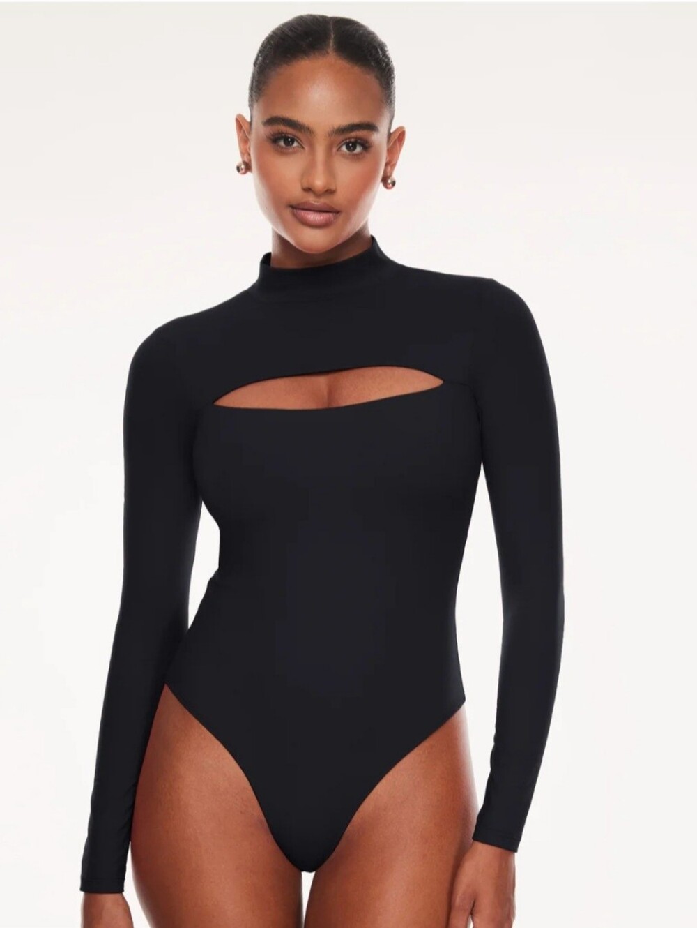 Cut Out Long Sleeve Bodysuit.